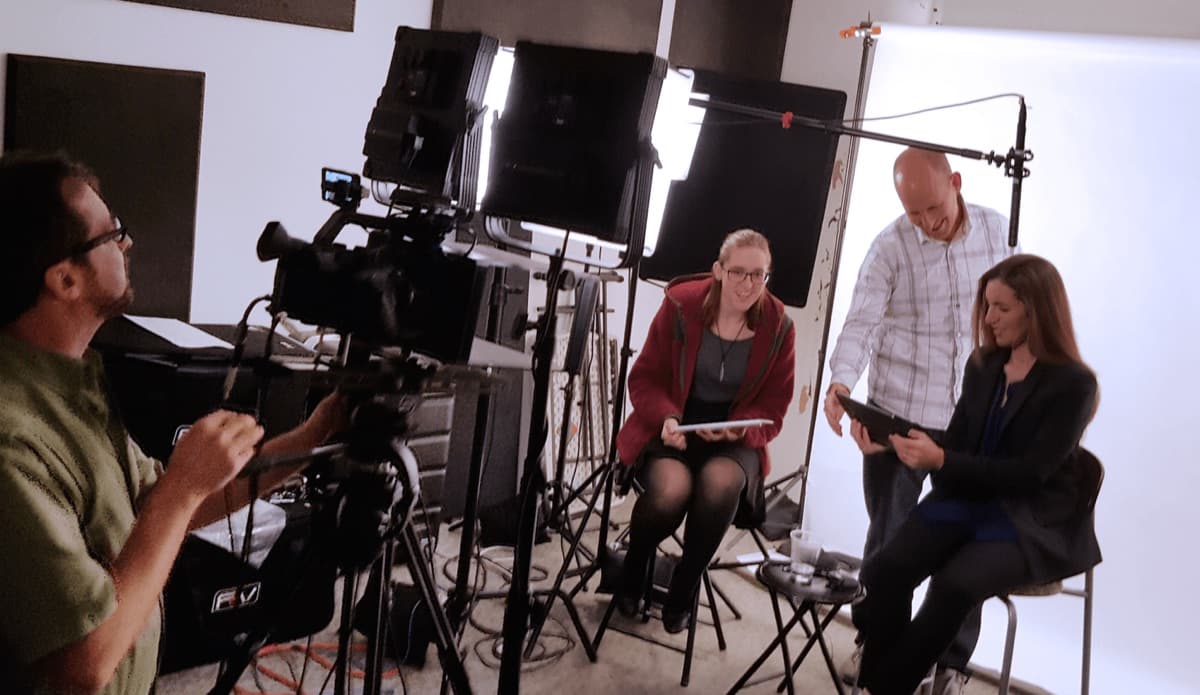 Inside the MRU video studio