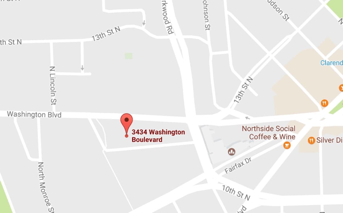 Map of the MRU offices in Arlington, VA