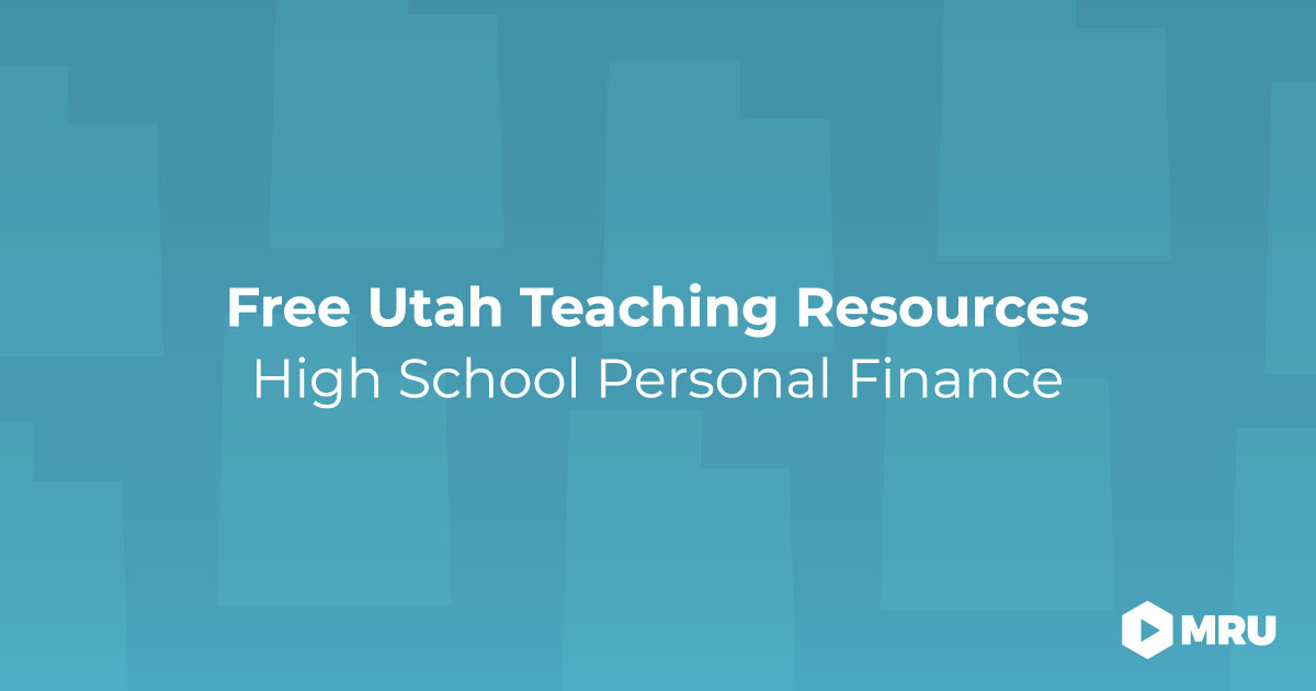 Utah High School Personal Finance Teaching Resources Marginal